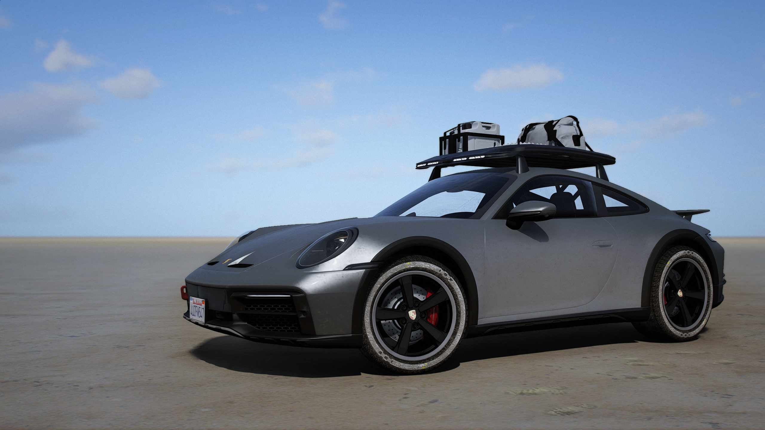 2023 Porsche 911 Dakar + Rallye [Addon | Template | Livery | Ambient Occlusion]