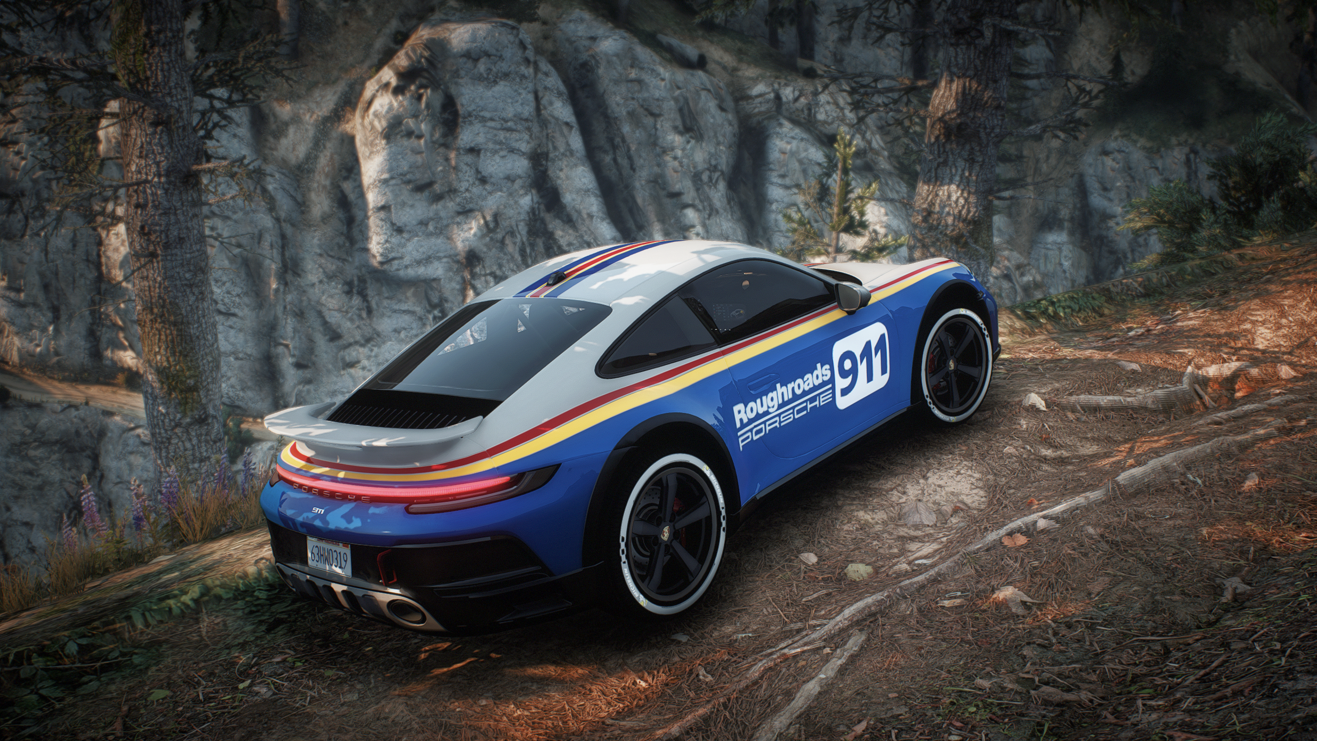 2023 Porsche 911 Dakar + Rallye [Addon | Template | Livery | Ambient Occlusion]