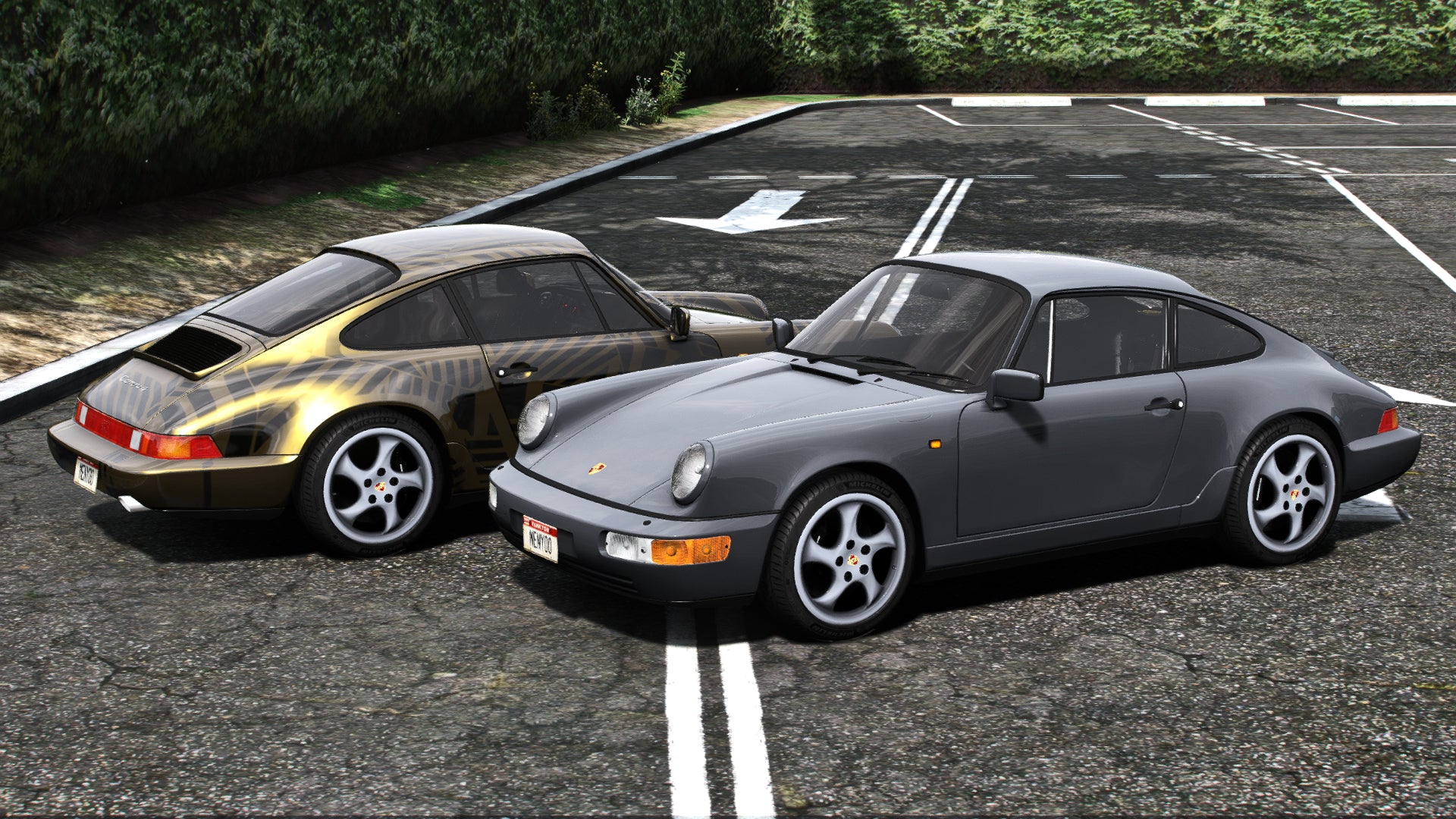 1989 Porsche Carrera 4S [+10 Tuning | Spoiler Animation | Addon | Template | Livery]