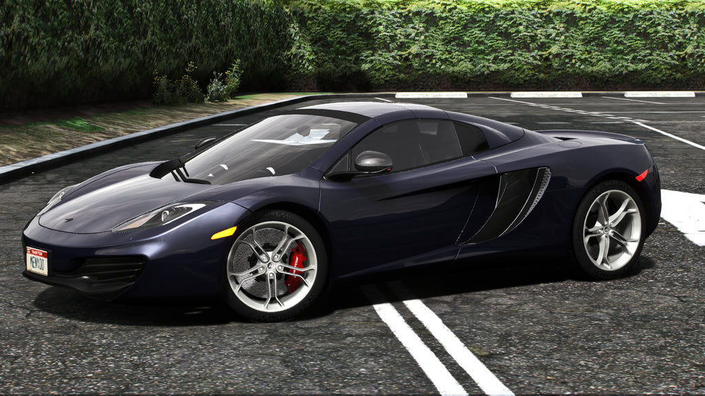 2012 McLaren MP4-12C [10+ Tuning | Auto-Spoiler | Roof Animation | Face Swap | Badged | Debadged] v1.1