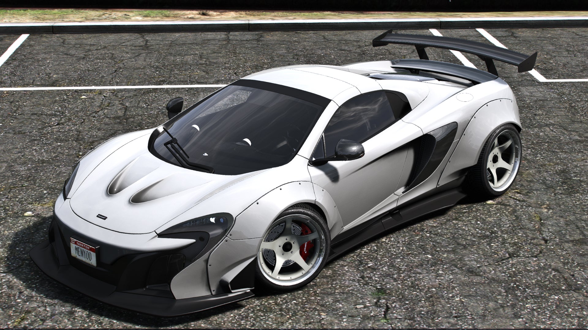 2012 McLaren MP4-12C [10+ Tuning | Auto-Spoiler | Roof Animation | Face Swap | Badged | Debadged] v1.1