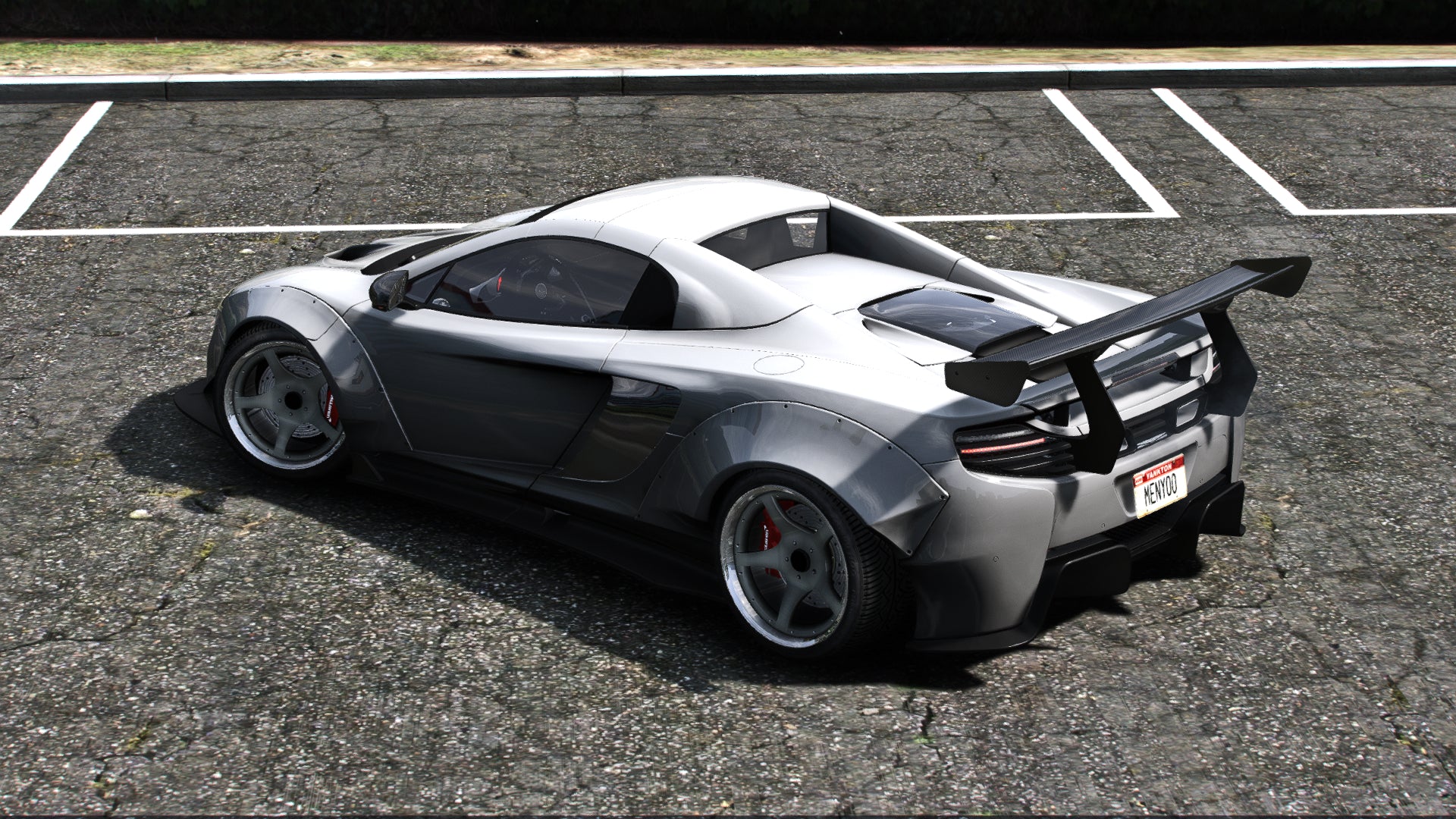 2012 McLaren MP4-12C [10+ Tuning | Auto-Spoiler | Roof Animation | Face Swap | Badged | Debadged] v1.1