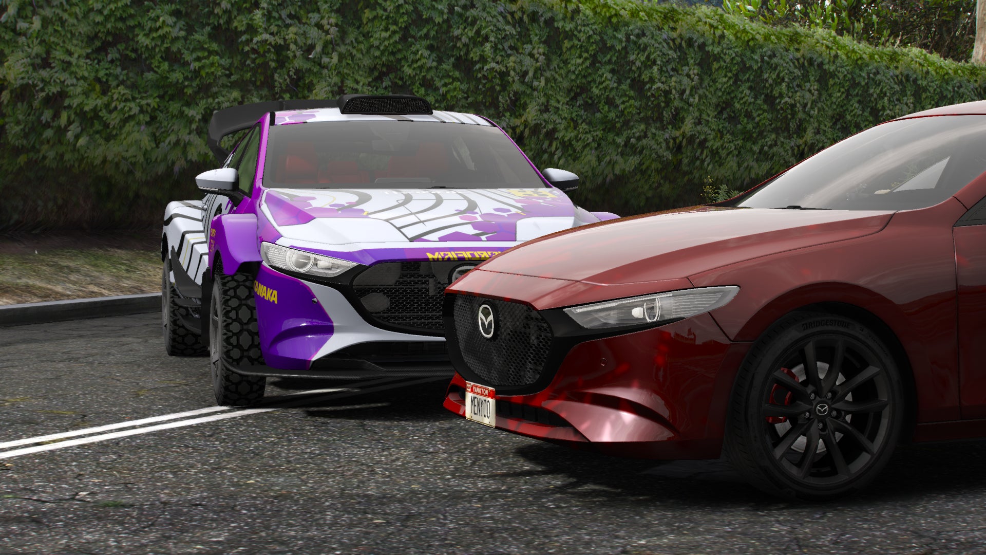 2021 Mazda3 Hatchback [29 Tuning | Addon | Templates | Livery]