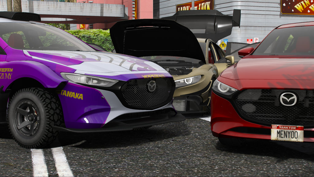 2021 Mazda3 Hatchback [29 Tuning | Addon | Templates | Livery]