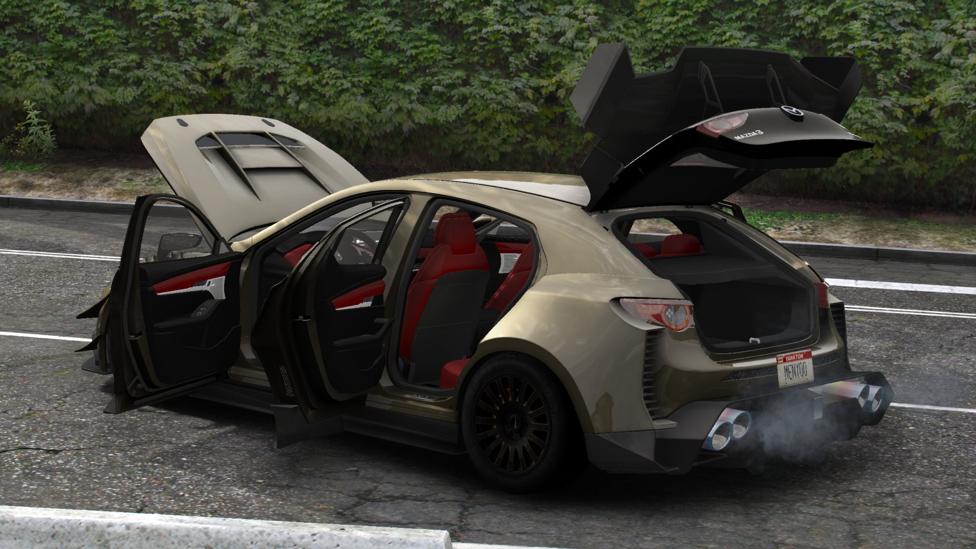 2021 Mazda3 Hatchback [29 Tuning | Addon | Templates | Livery]