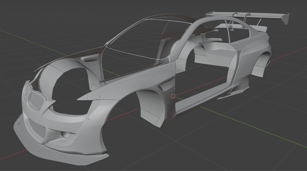 2011 BMW M3 E92 Rocket Bunny Wide Kit [3D Work]