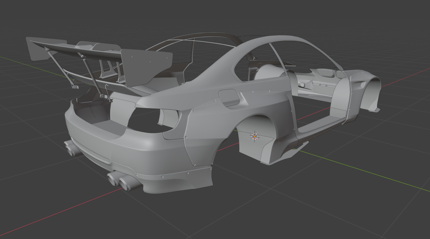 2011 BMW M3 E92 Rocket Bunny Wide Kit [3D Work]